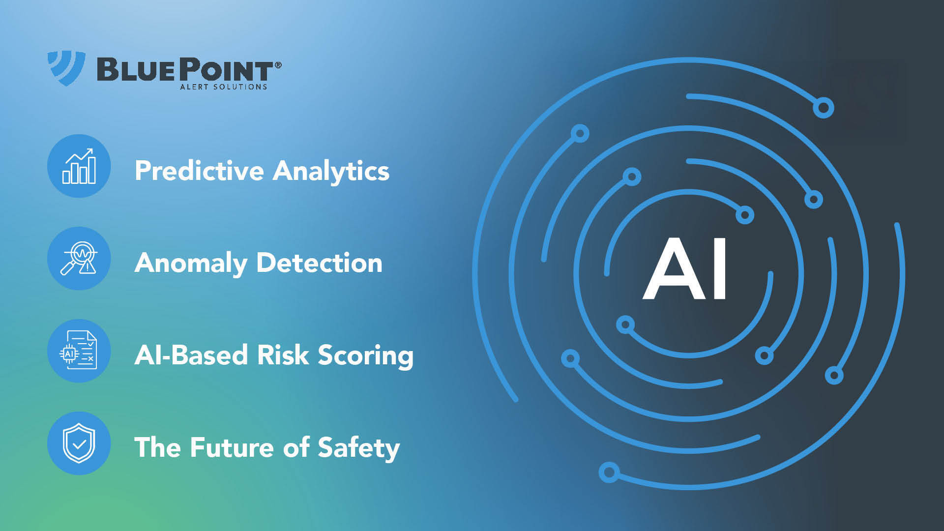 ai eemrgency response with bluepoint technolgy